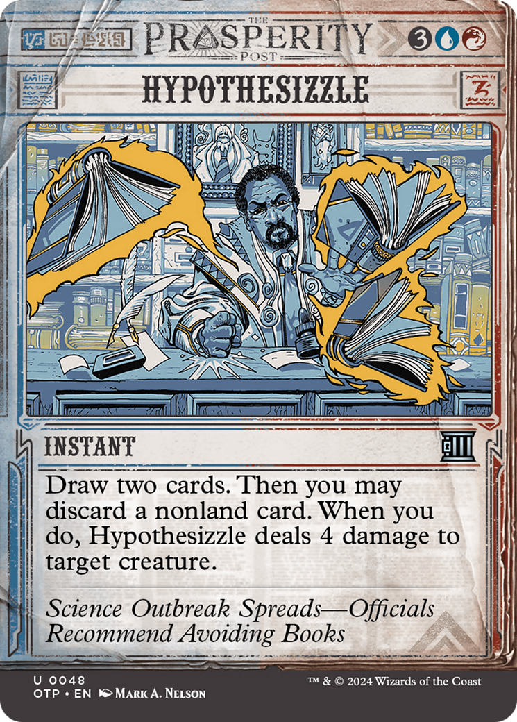 Hypothesizzle (OTP-048)  Foil - Breaking News: (Showcase) (Borderless)