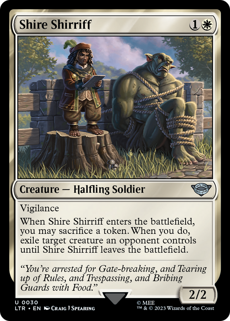 Shire Shirriff (LTR-030) - The Lord of the Rings: Tales of Middle-earth Foil