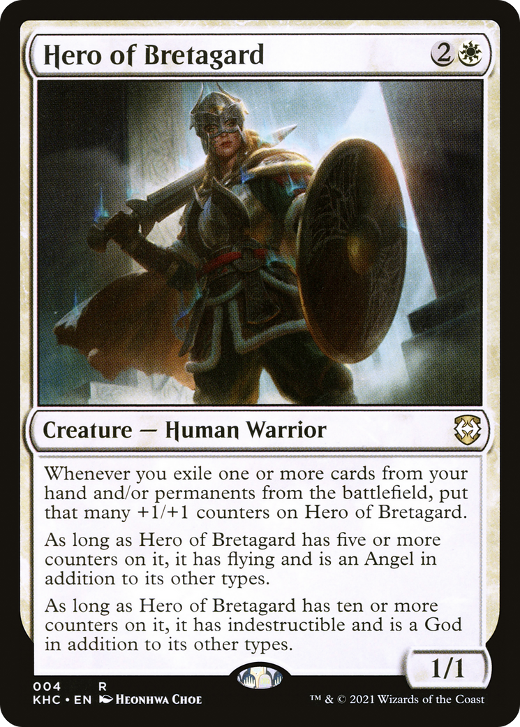 Hero of Bretagard (KHC-004)  - Kaldheim Commander