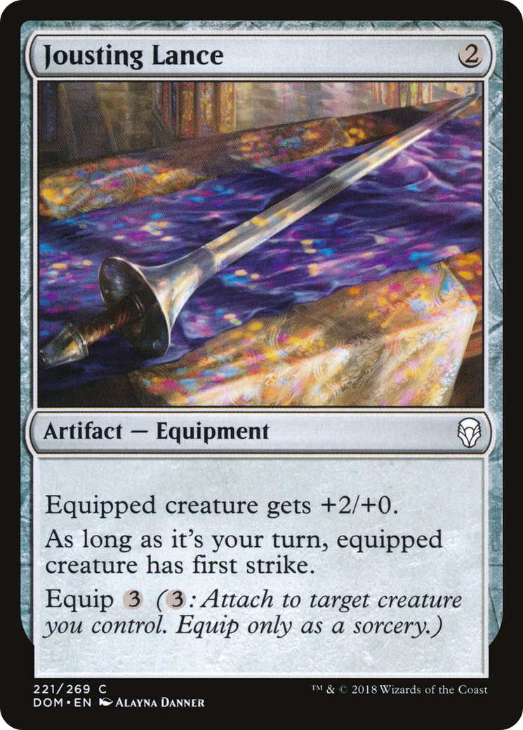 Jousting Lance (DOM-221)  Foil - Dominaria
