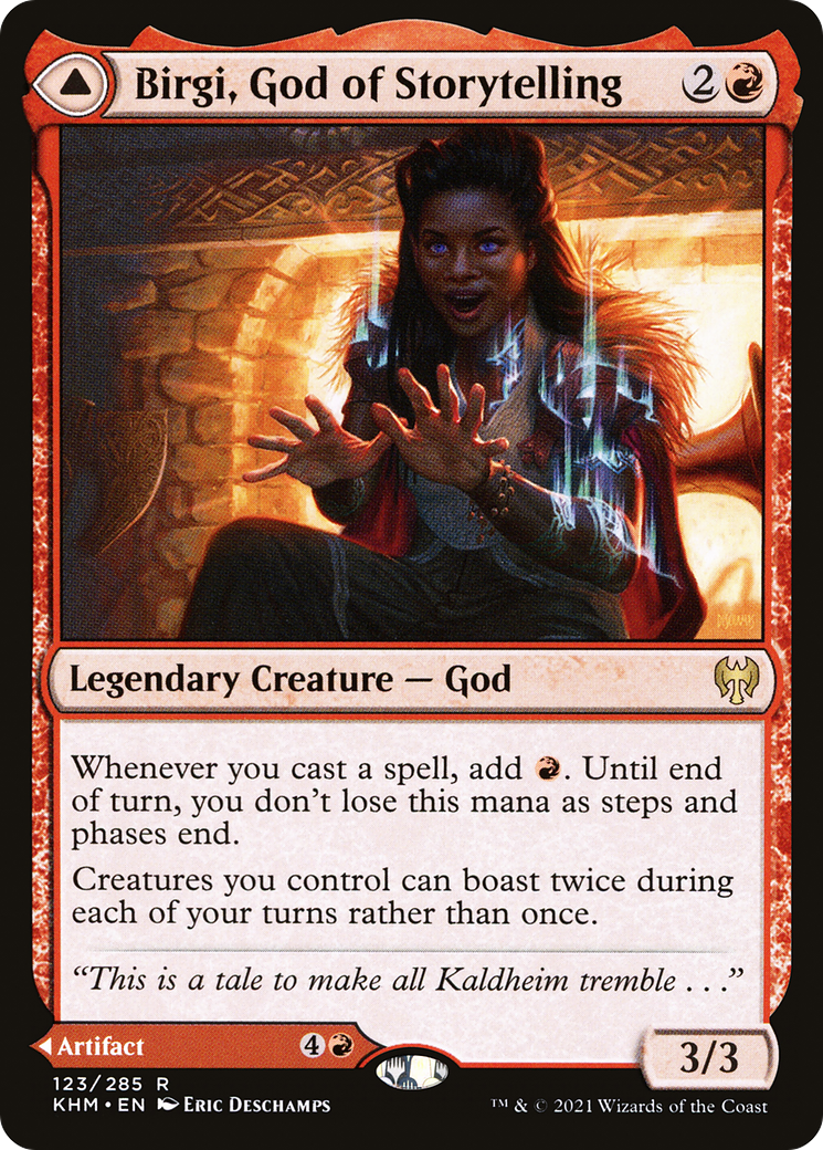 Birgi, God of Storytelling (KHM-123)  Foil - Kaldheim