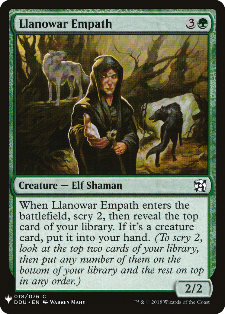 Llanowar Empath (LIST-DDU-18)  - The List