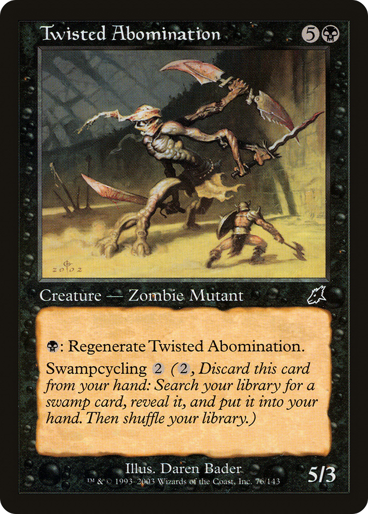 Twisted Abomination (SCG-076)  Foil - Scourge