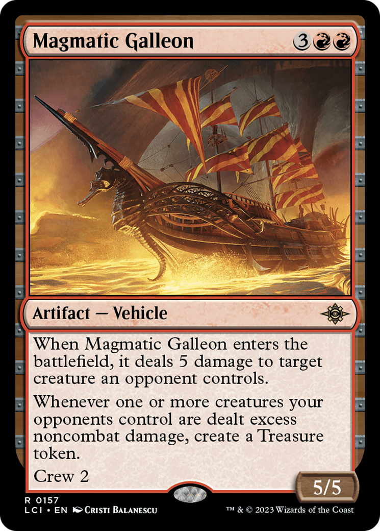 Magmatic Galleon (LCI-157)  - The Lost Caverns of Ixalan
