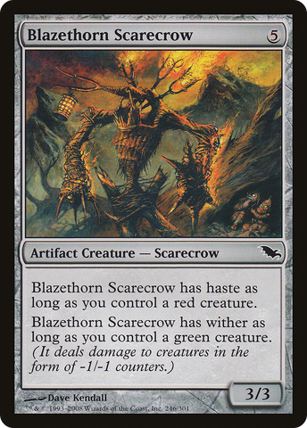 Blazethorn Scarecrow (SHM-246)  - Shadowmoor