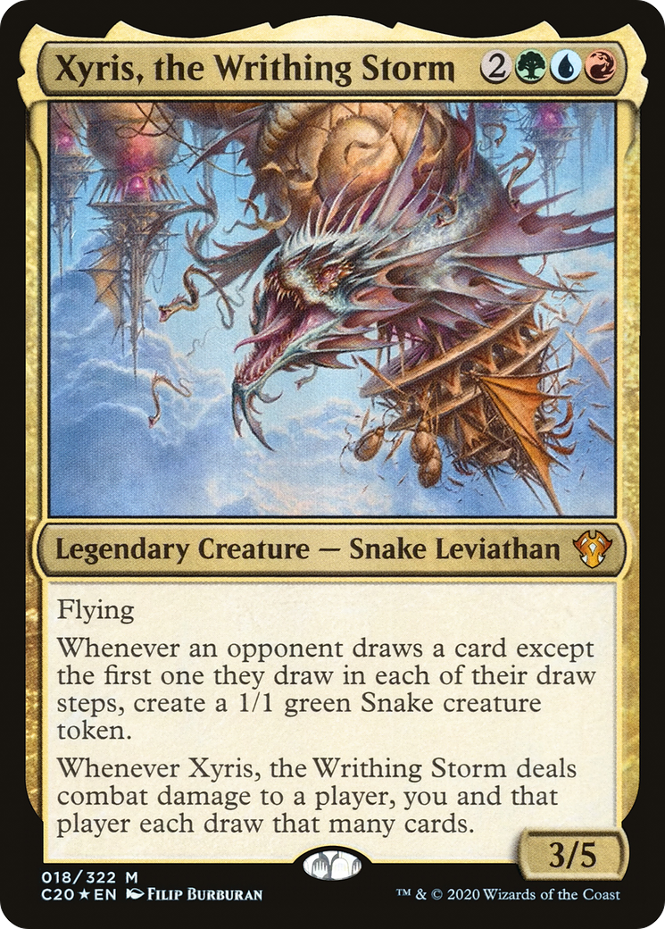 Xyris, the Writhing Storm (C20-018)  Foil - Commander 2020