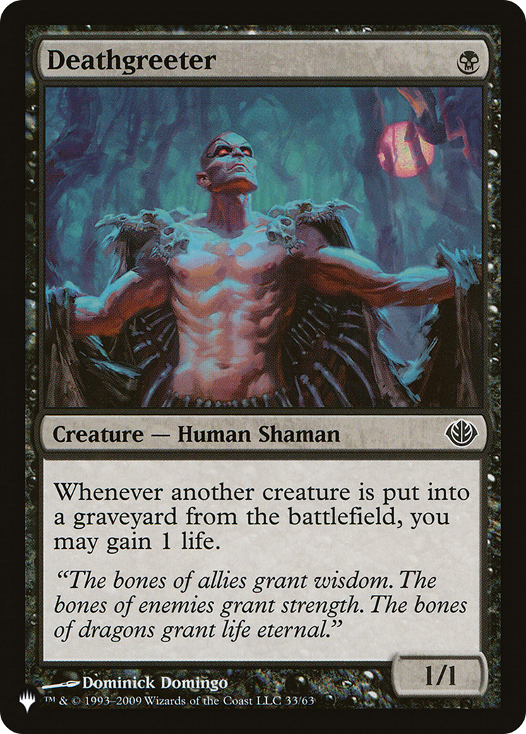 Deathgreeter (LIST-33/63)  - The List