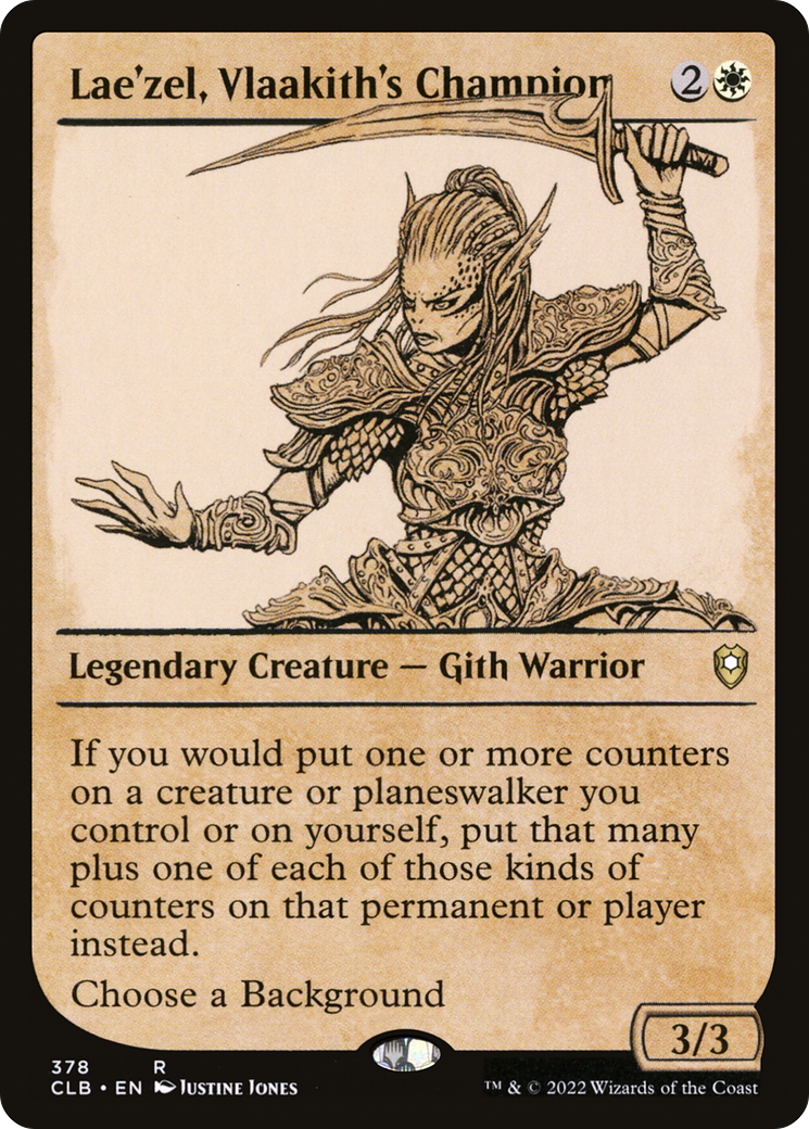 Lae'zel, Vlaakith's Champion (Showcase) (CLB-378)  - Commander Legends: Battle for Baldur's Gate: (Showcase)