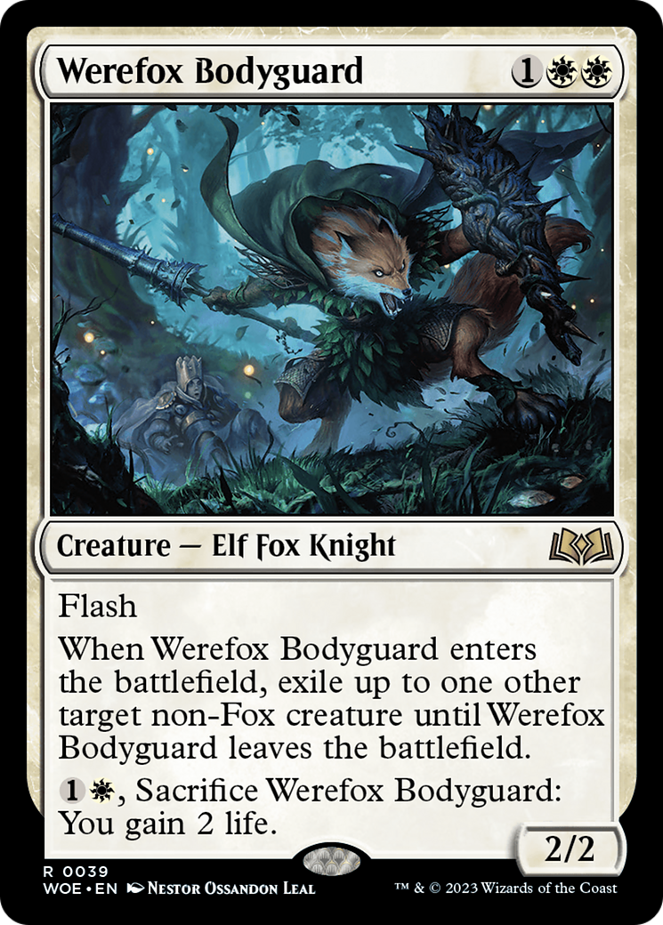 Werefox Bodyguard (WOE-039)  - Wilds of Eldraine