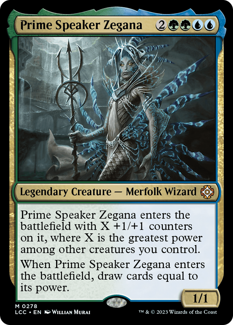 Prime Speaker Zegana (LCC-278)  - The Lost Caverns of Ixalan Commander