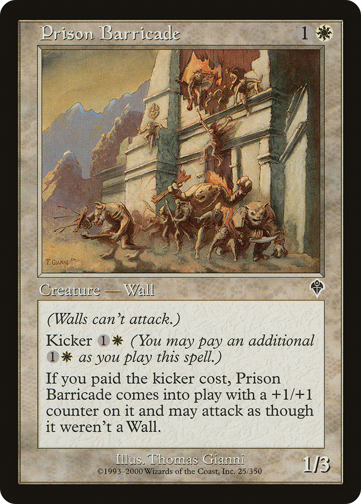 Prison Barricade (INV-025)  Foil - Invasion