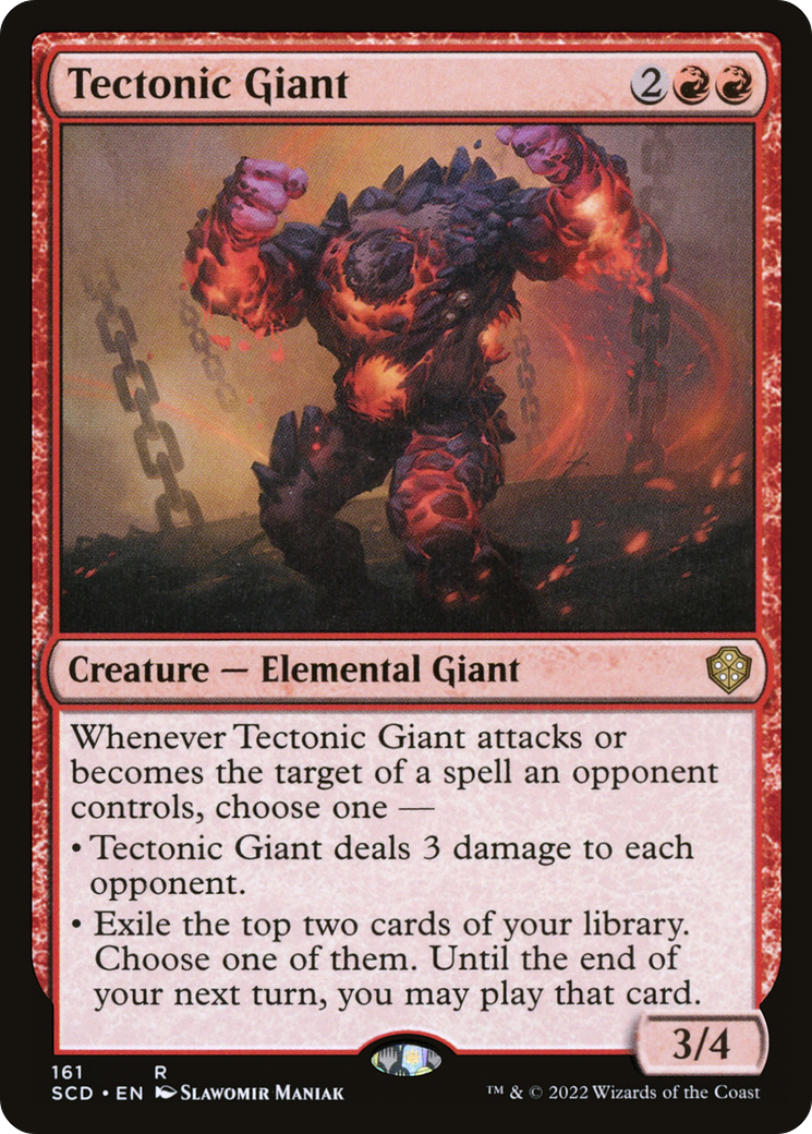 Tectonic Giant (SCD-161)  - Starter Commander Decks