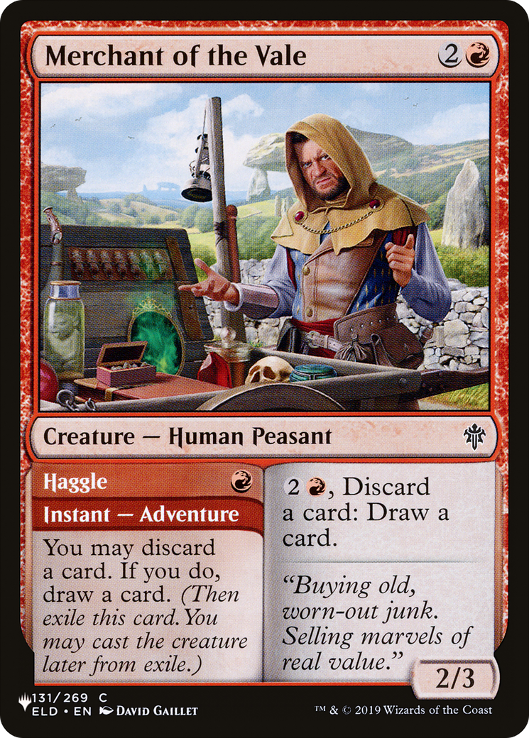Merchant of the Vale // Haggle (LIST-ELD-131)  - The List