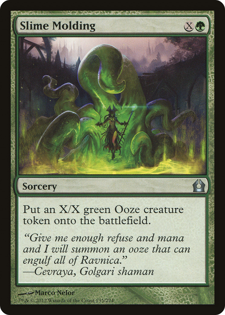 Slime Molding (RTR-135)  Foil - Return to Ravnica