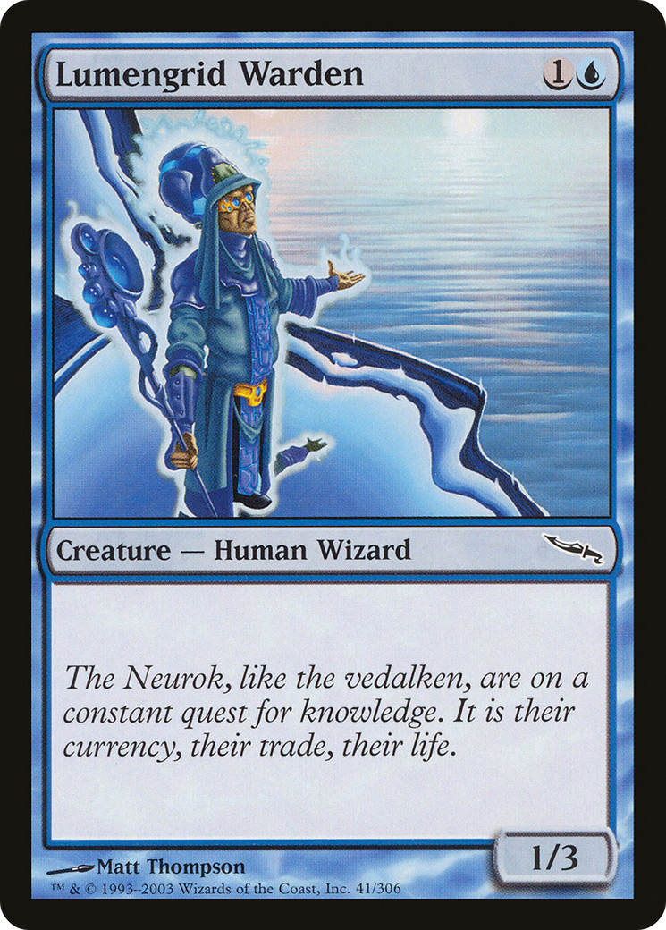 Lumengrid Warden (MRD-041)  - Mirrodin