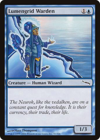 Lumengrid Warden (MRD-041)  - Mirrodin