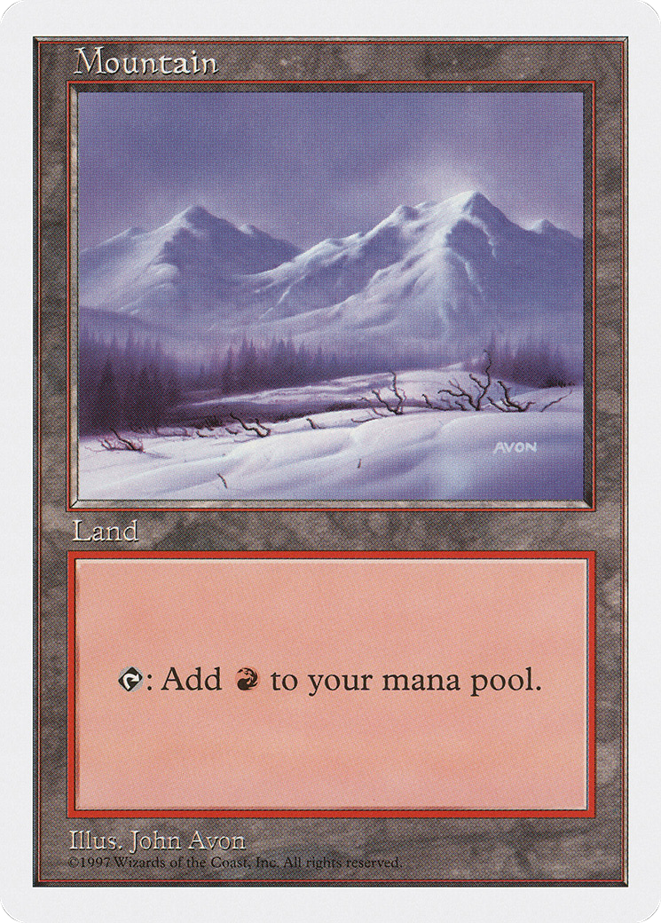 Mountain (442) (5ED-442)  - Fifth Edition