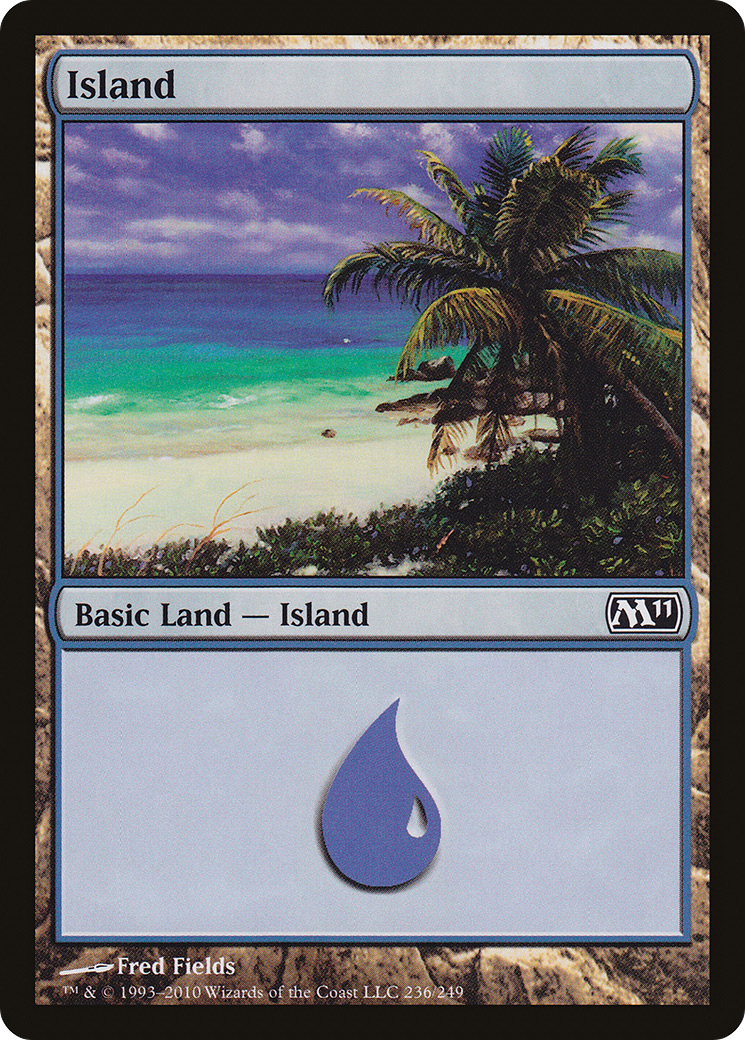 Island (236) (M11-236)  - Magic 2011