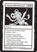 Common Black Removal (MB2PC-)  - Mystery Booster 2