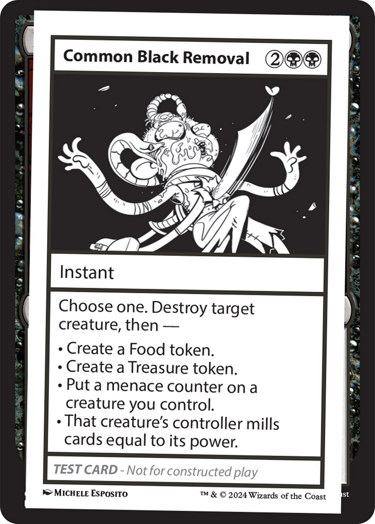 Common Black Removal (MB2PC-)  - Mystery Booster 2