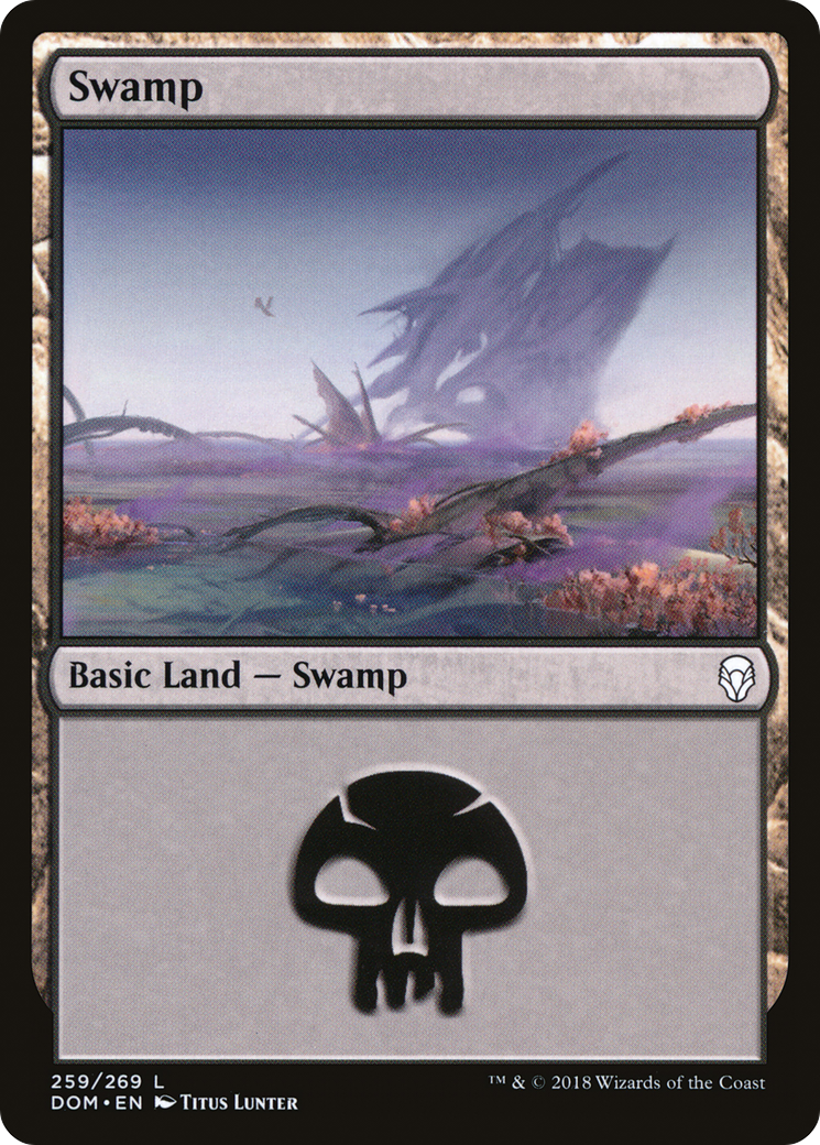 Swamp (259) (DOM-259)  - Dominaria
