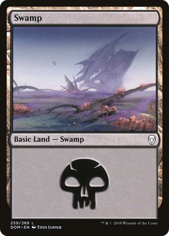 Swamp (259) (DOM-259)  - Dominaria