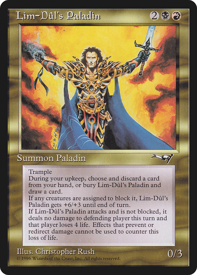 Lim-Dul's Paladin (ALL-)  - Alliances