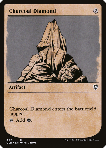 Charcoal Diamond (Showcase) (CLB-442)  Foil - Commander Legends: Battle for Baldur's Gate: (Showcase)