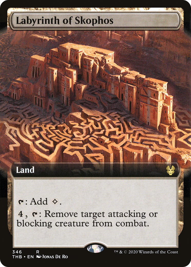 Labyrinth of Skophos (Extended Art) (THB-346)  Foil - Theros Beyond Death: (Extended Art)