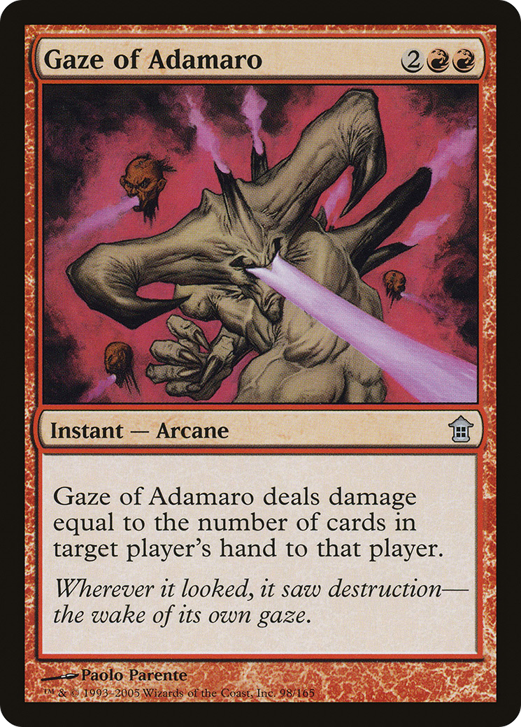 Gaze of Adamaro (SOK-098)  Foil - Saviors of Kamigawa