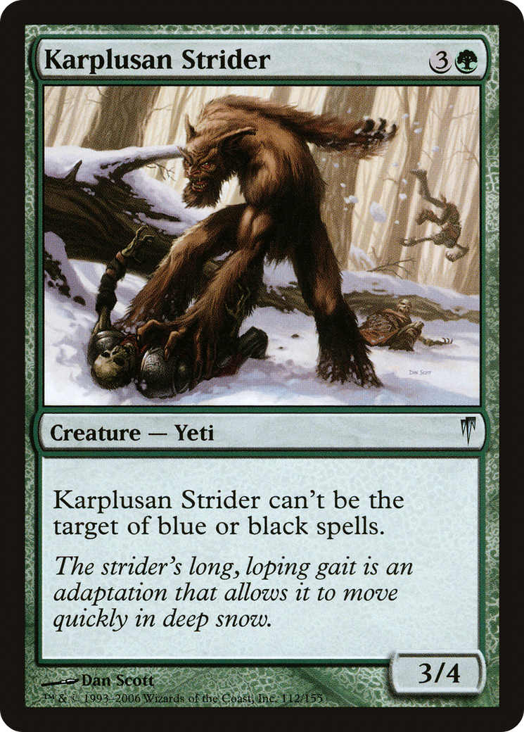 Karplusan Strider (CSP-112)  Foil - Coldsnap
