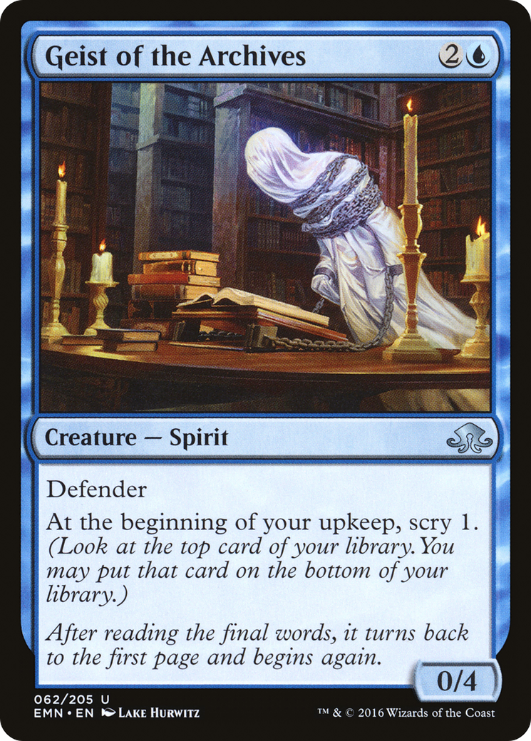 Geist of the Archives (EMN-062)  Foil - Eldritch Moon