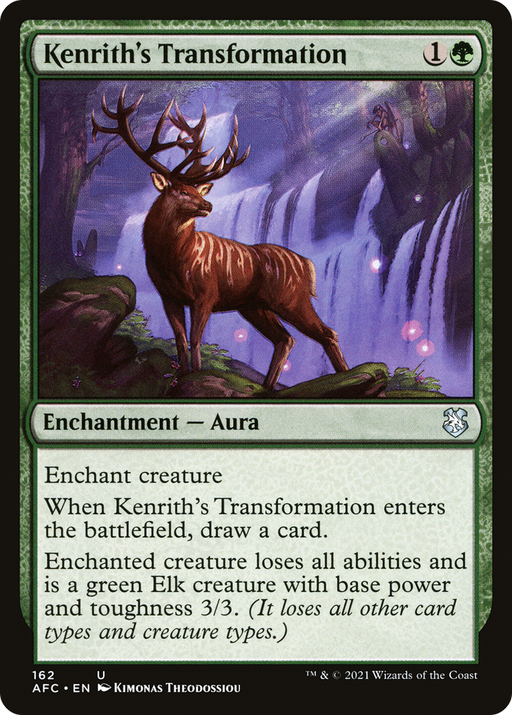 Kenrith's Transformation (AFC-162) - Adventures in the Forgotten Realms Commander