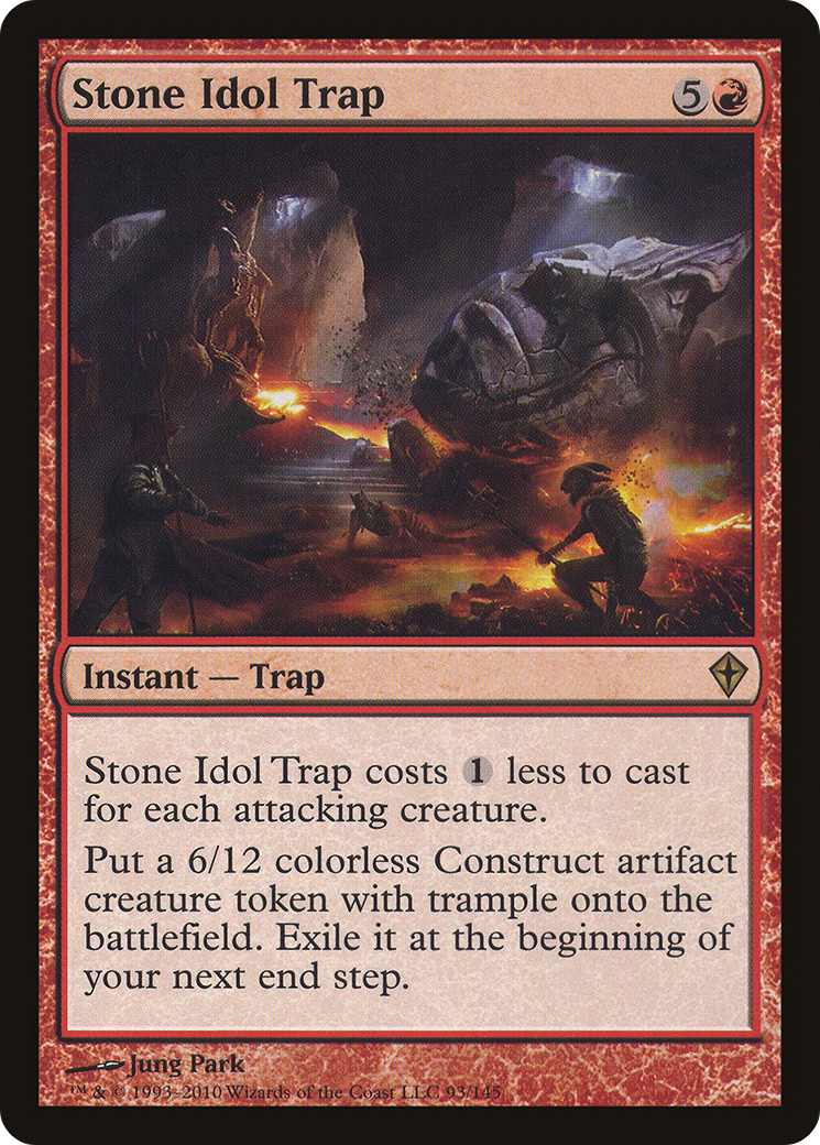 Stone Idol Trap (WWK-093)  Foil - Worldwake
