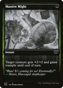 Massive Might (DBL-475)  Foil - Innistrad: Double Feature