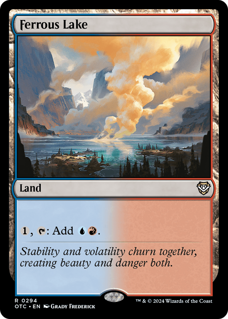 Ferrous Lake (OTC-294)  - Outlaws of Thunder Junction Commander