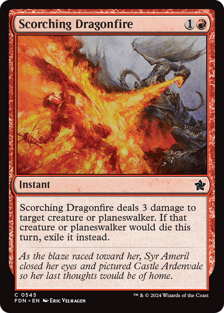Scorching Dragonfire (FDN-545)  - Foundations