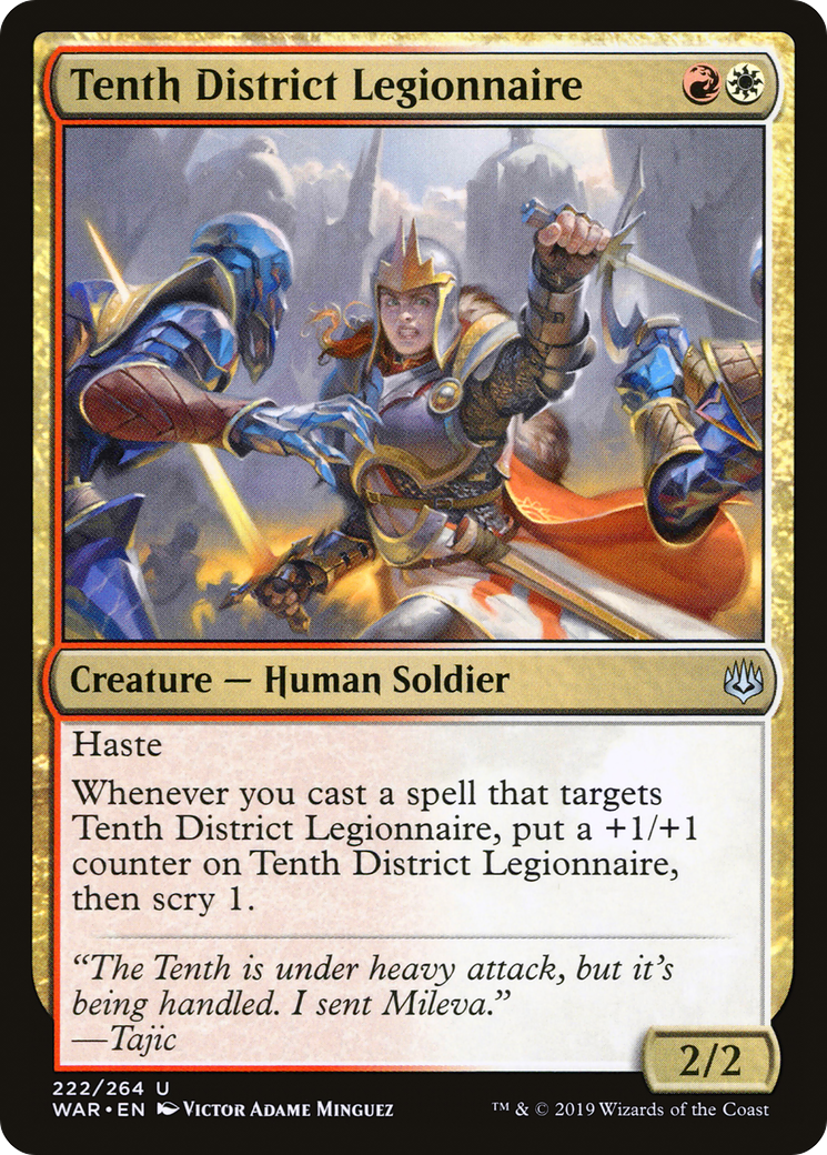Tenth District Legionnaire (WAR-222) - War of the Spark Foil