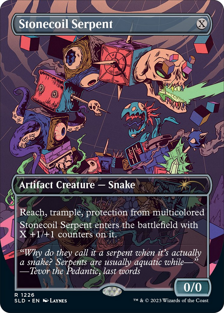 Stonecoil Serpent (SLD-1226)  Foil - Secret Lair Drop (Borderless)