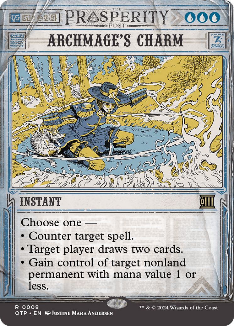 Archmage's Charm (OTP-008)  - Breaking News: (Showcase) (Borderless)
