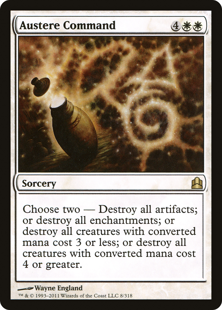 Austere Command (CMD-008)  - Commander 2011