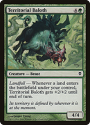 Territorial Baloth (ZEN-188)  Foil - Zendikar