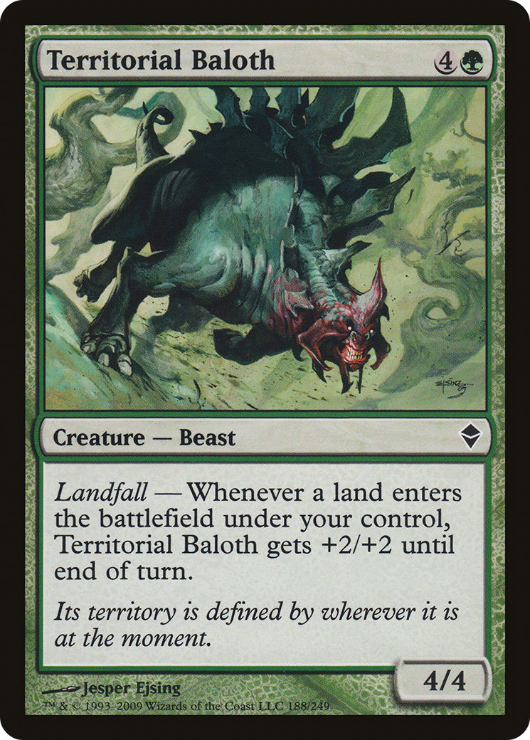 Territorial Baloth (ZEN-188)  Foil - Zendikar
