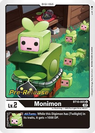 Monimon [BT10-005] [Xros Encounter Pre-Release Cards]