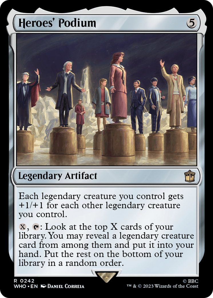 Heroes' Podium (WHO-242)  Foil - Doctor Who