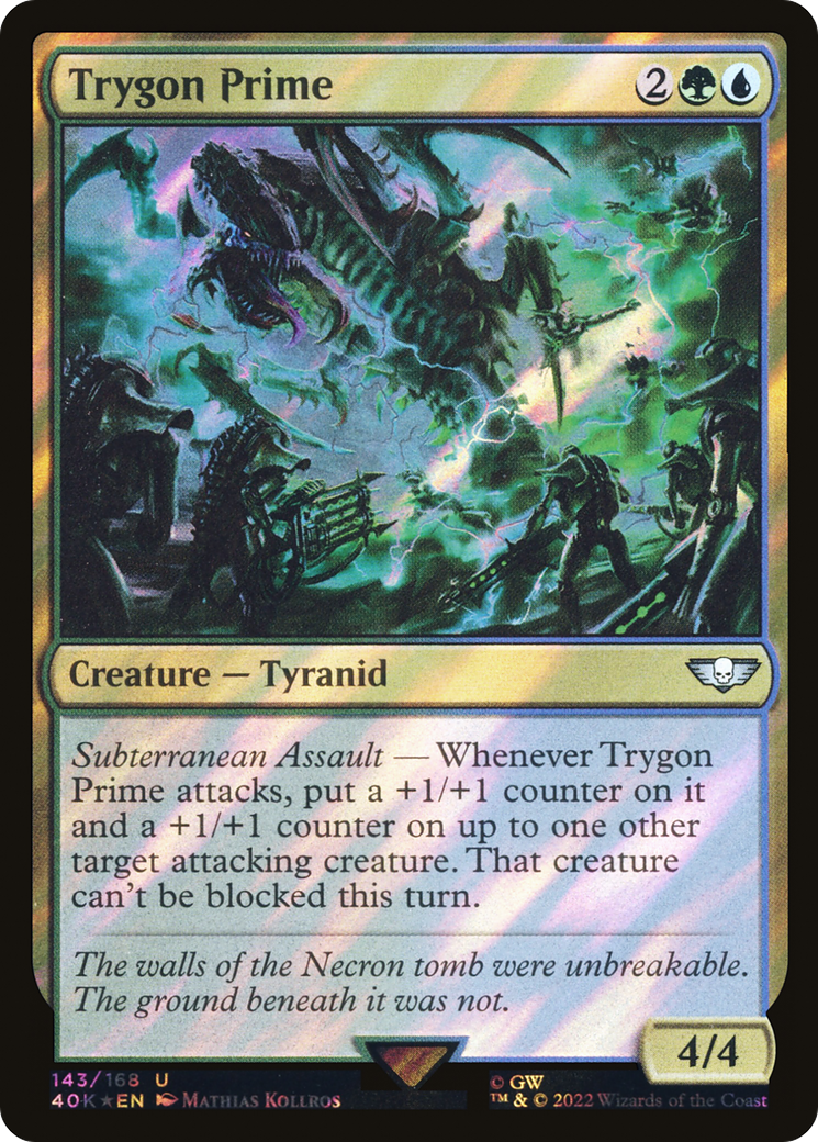 Trygon Prime (Surge Foil) (40K-143) - Warhammer 40,000 Commander Foil