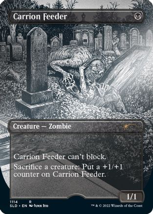 Carrion Feeder (Borderless) (Foil Etched) (SLD-1114)  Foil - Secret Lair Drop Series