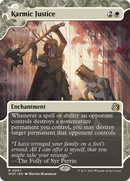 Karmic Justice (WOT-007)  - Wilds of Eldraine: Enchanting Tales: (Showcase) (Borderless)