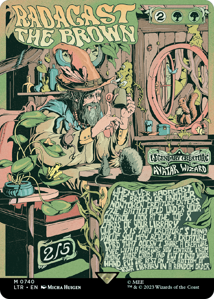 Radagast the Brown (Borderless Poster) (LTR-740)  - The Lord of the Rings: Tales of Middle-earth