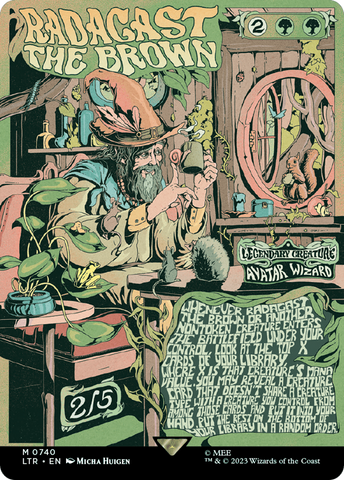 Radagast the Brown (Borderless Poster) (LTR-740)  Foil - The Lord of the Rings: Tales of Middle-earth